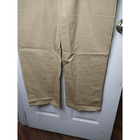 Woman Within Brown Stretch Waist Brown Jeans. Size 26T - Picture 2 of 12